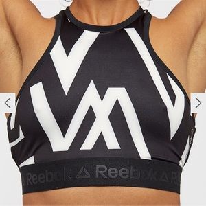 NWT Reebok GEO Print Crop Top, XS